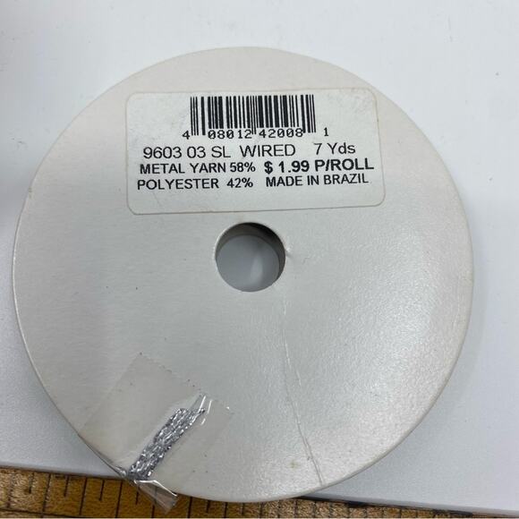 WIRED RIBBON LOT 12 spools bundle rolls festive assorted patterns and widths - Picture 9 of 12